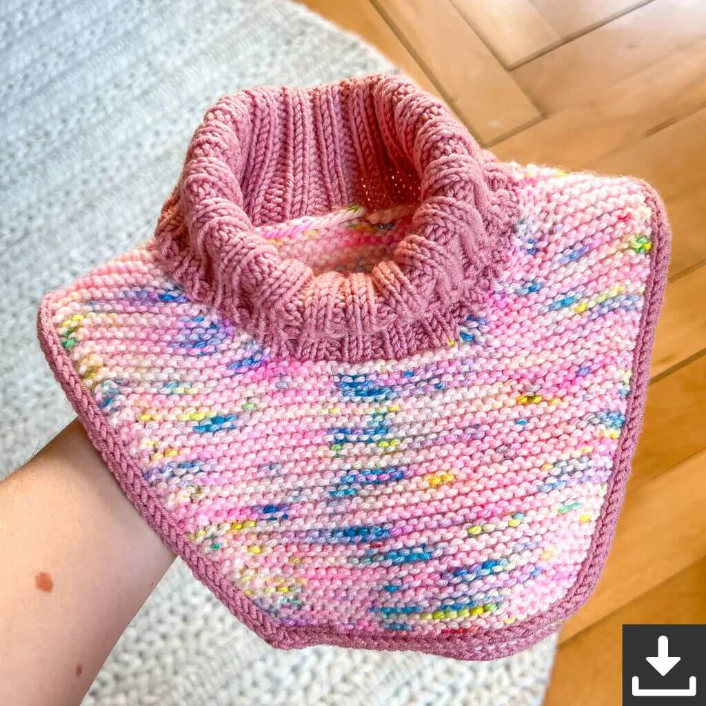 Schal Nomina Collar für Kinder Strickanleitung - Rust Knitwear (PDF)