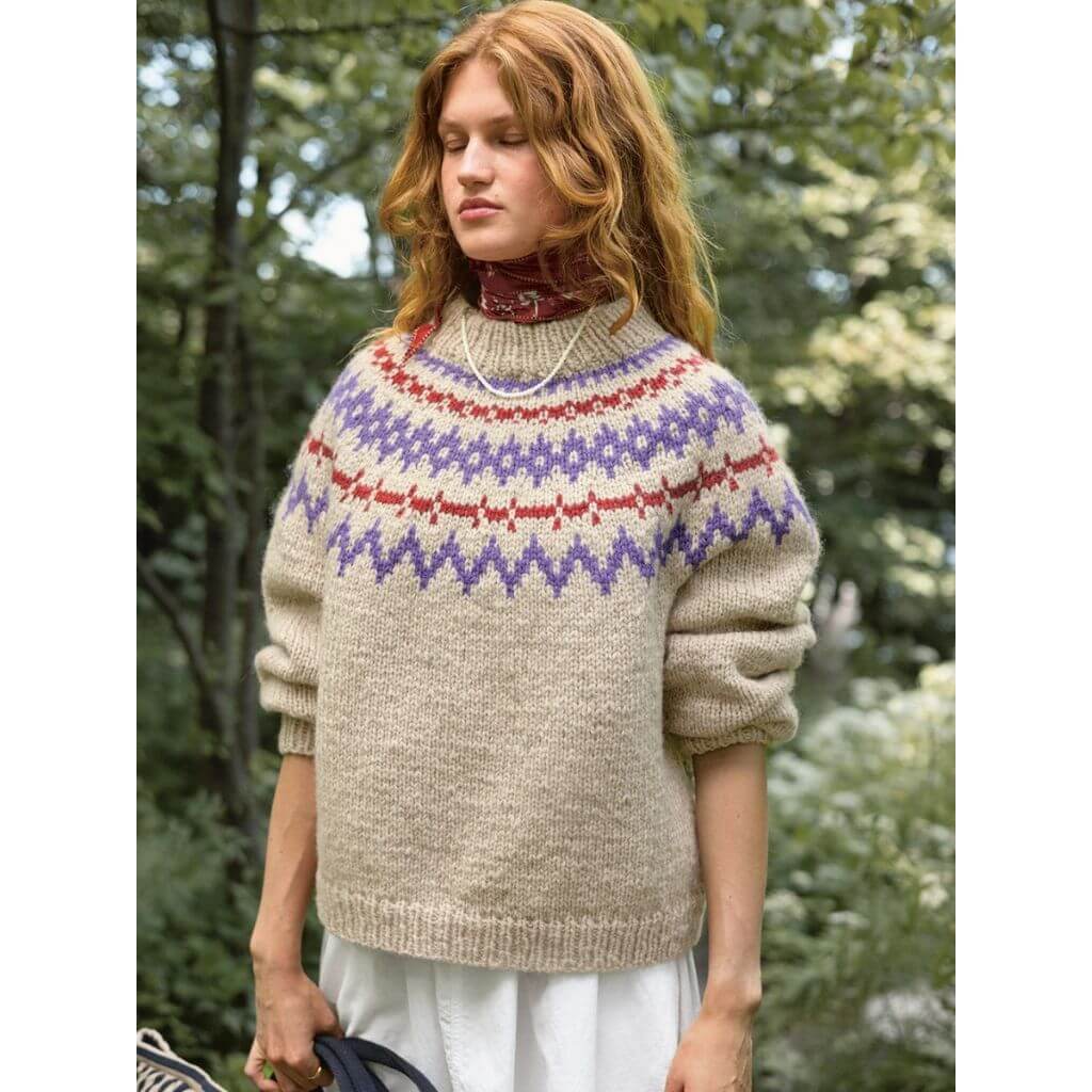 Norwegerpullover Damen Polar-Light Strickanleitung - Sandnes Garn (Heft) - Image 2