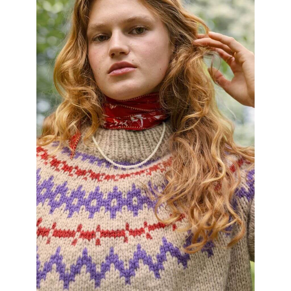 Norwegerpullover Damen Polar-Light Strickanleitung - Sandnes Garn (Heft) - Image 5