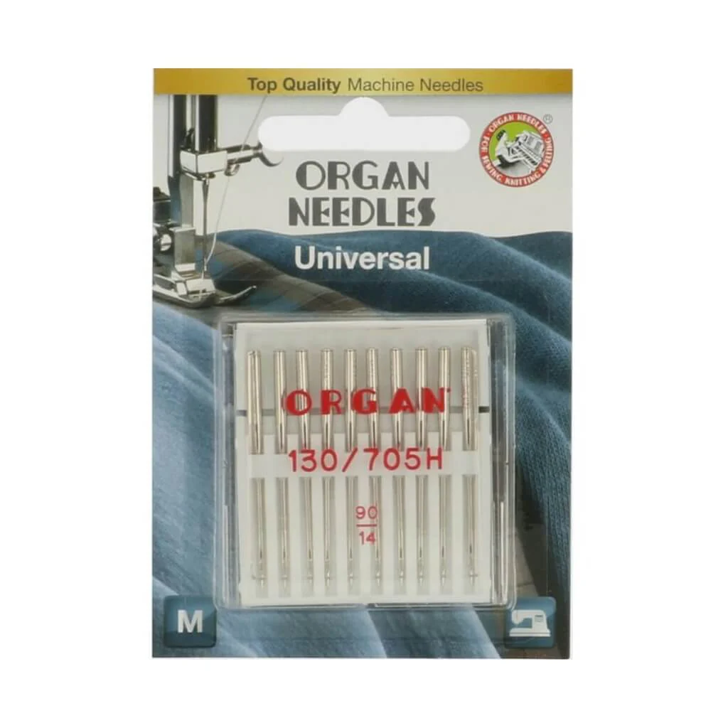 Organ Needles Nähmaschinennadeln Universal 90-14, 10 Nadeln