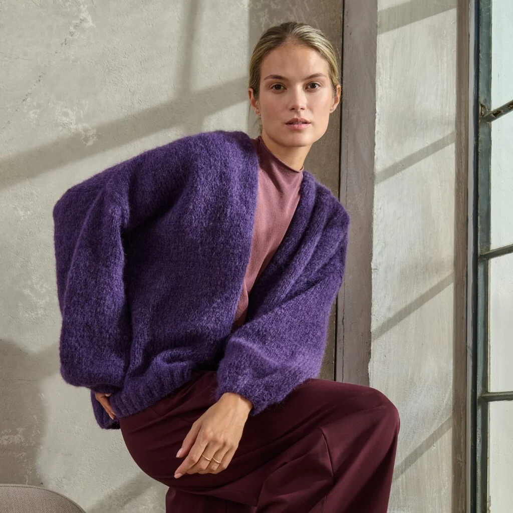 Oversized Cardigan Strickanleitung - Lana Grossa (Heft) - Image 3