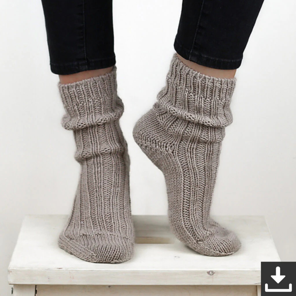 Socken BASIC Strickanleitung - Paula_m (PDF)