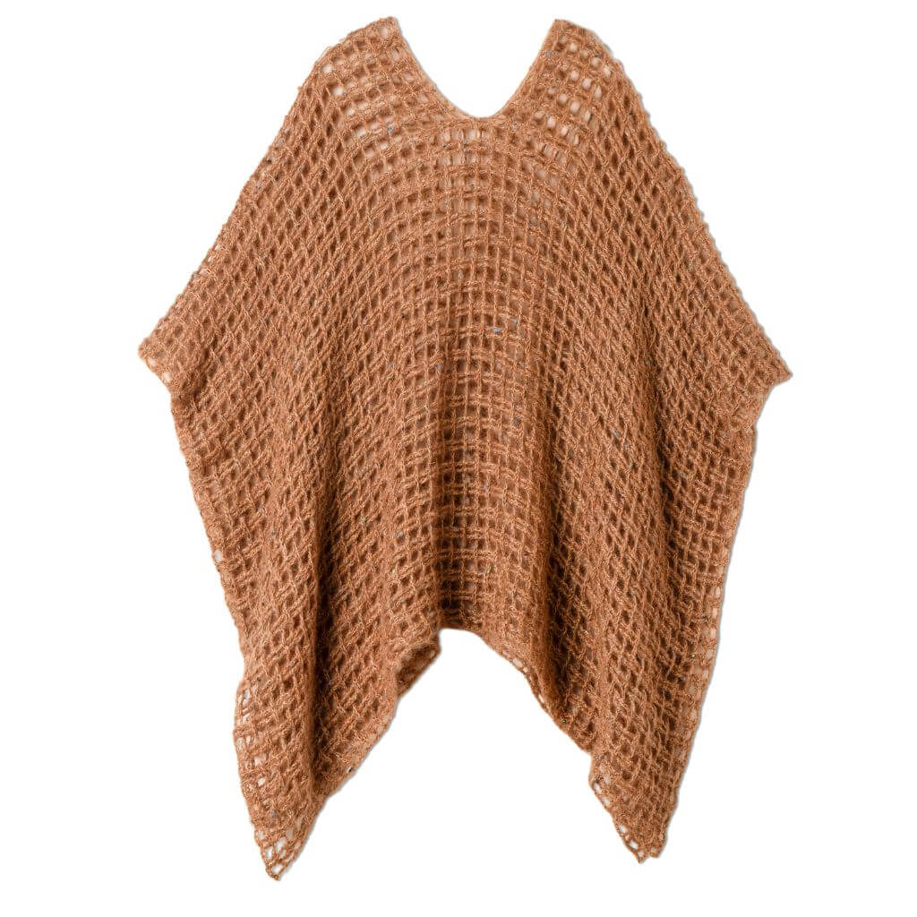 Poncho mit Gittermuster Häkelanleitung - Lana Grossa (Heft) - Image 3