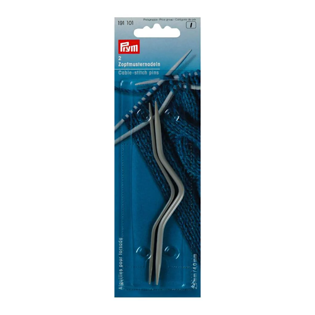 Prym Zopfmusternadeln 2er Set 2,5 mm + 4 mm