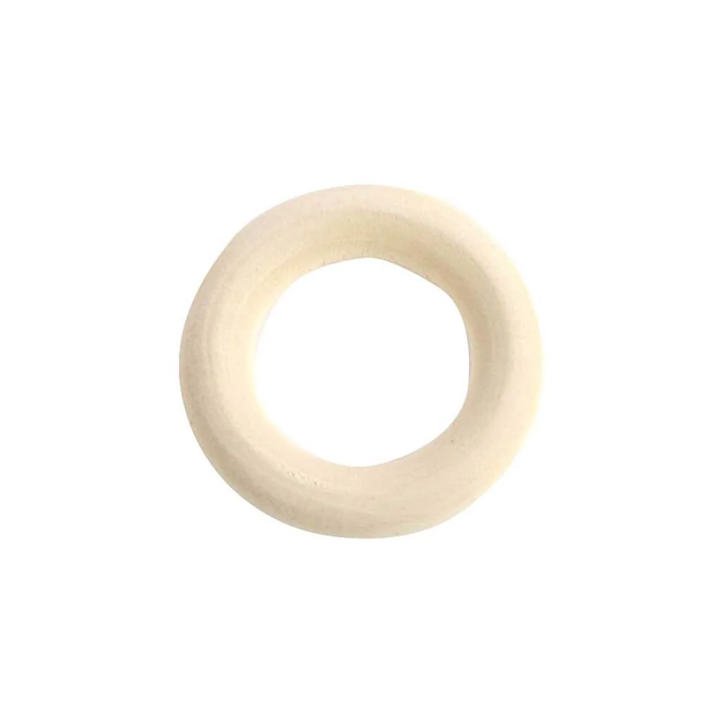 Rico Design Holzring 35 mm 6 Stk.