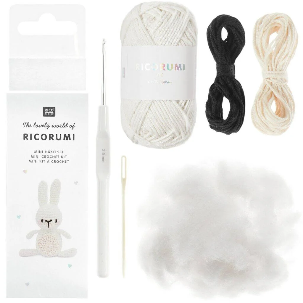Rico Design Ricorumi Mini Easy Häkelset "Häschen" - Image 3