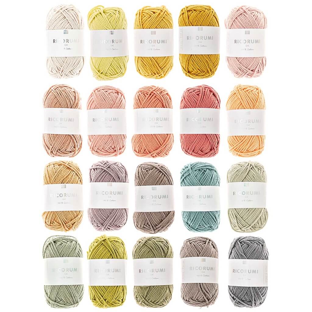 Rico Design Ricorumi Set Uni - 20 Farben Limited - Image 2