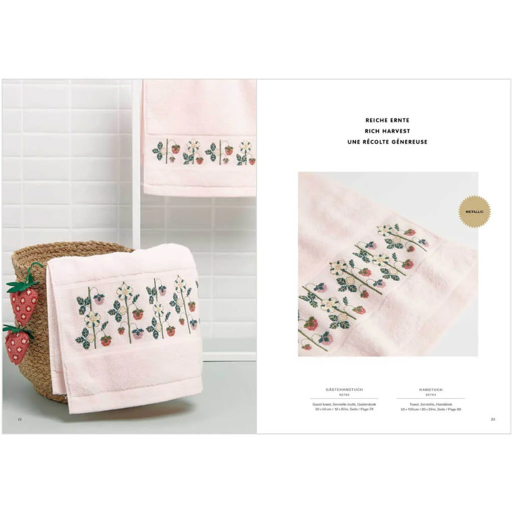 Rico Design Stickbuch Just Bees + Fruits + Flowers Nr. 181 - Image 5