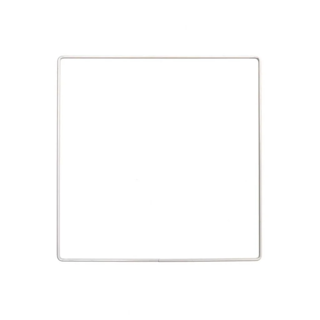 Rico Metallring Quadrat Weiss 10 - 30 cm - Image 2