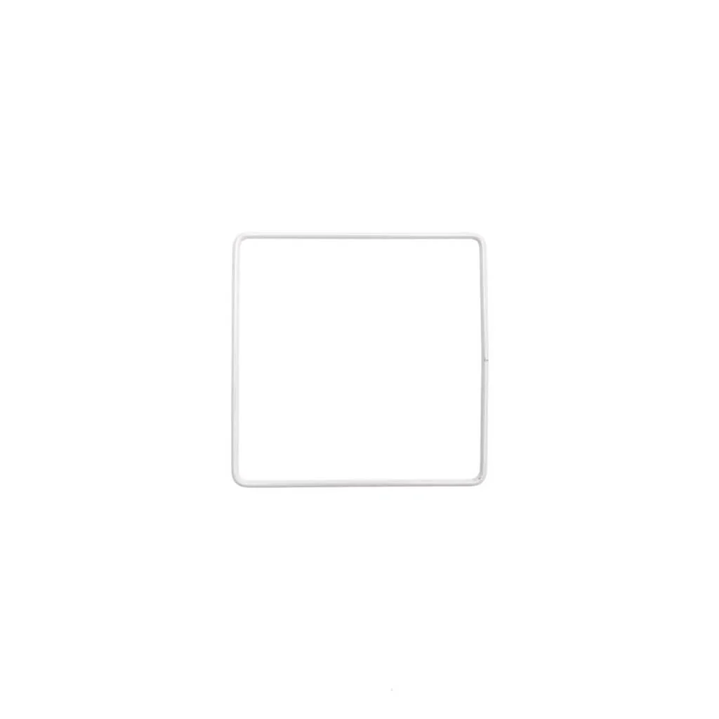 Rico Metallring Quadrat Weiss 10 - 30 cm - Image 5