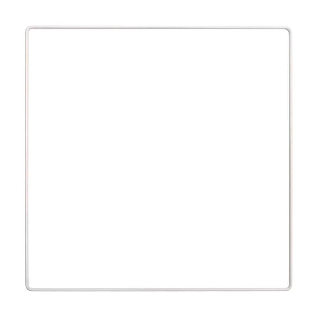 Rico Metallring Quadrat Weiss 10 - 30 cm - Image 8