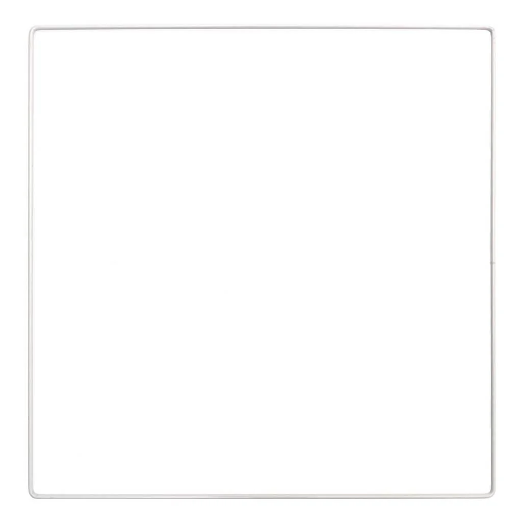 Rico Metallring Quadrat Weiss 10 - 30 cm - Image 9