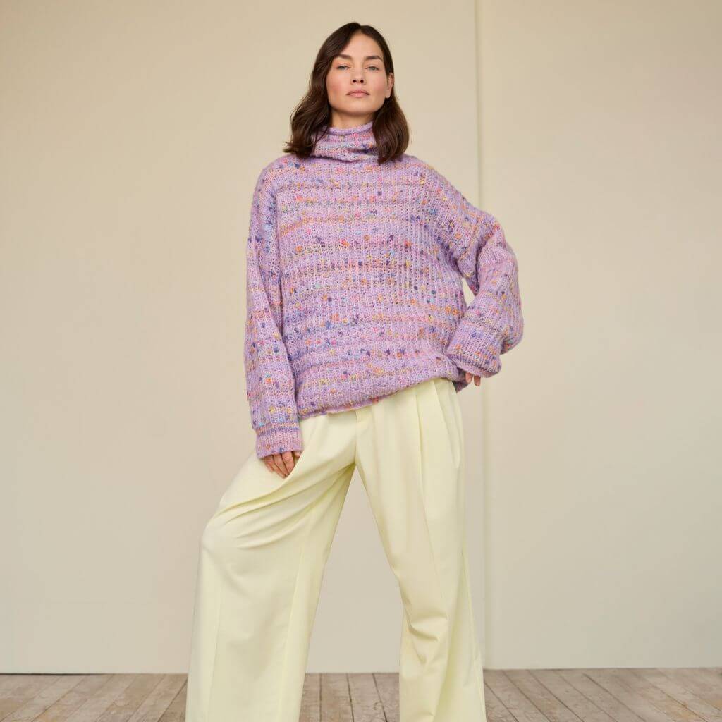 Rollkragen-Pullover Strickanleitung - Lana Grossa (Heft)
