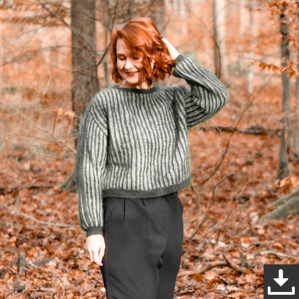 Pullover Ruth Sweater Strickanleitung - Yarn me Up (PDF)