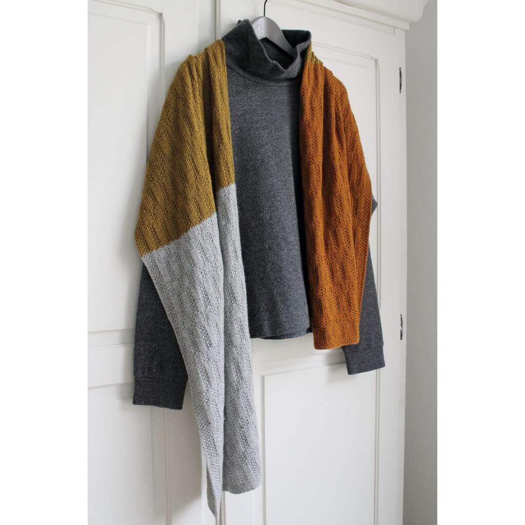 Schal Listopad Shawl Strickanleitug - Eviknitwear (PDF) - Image 4