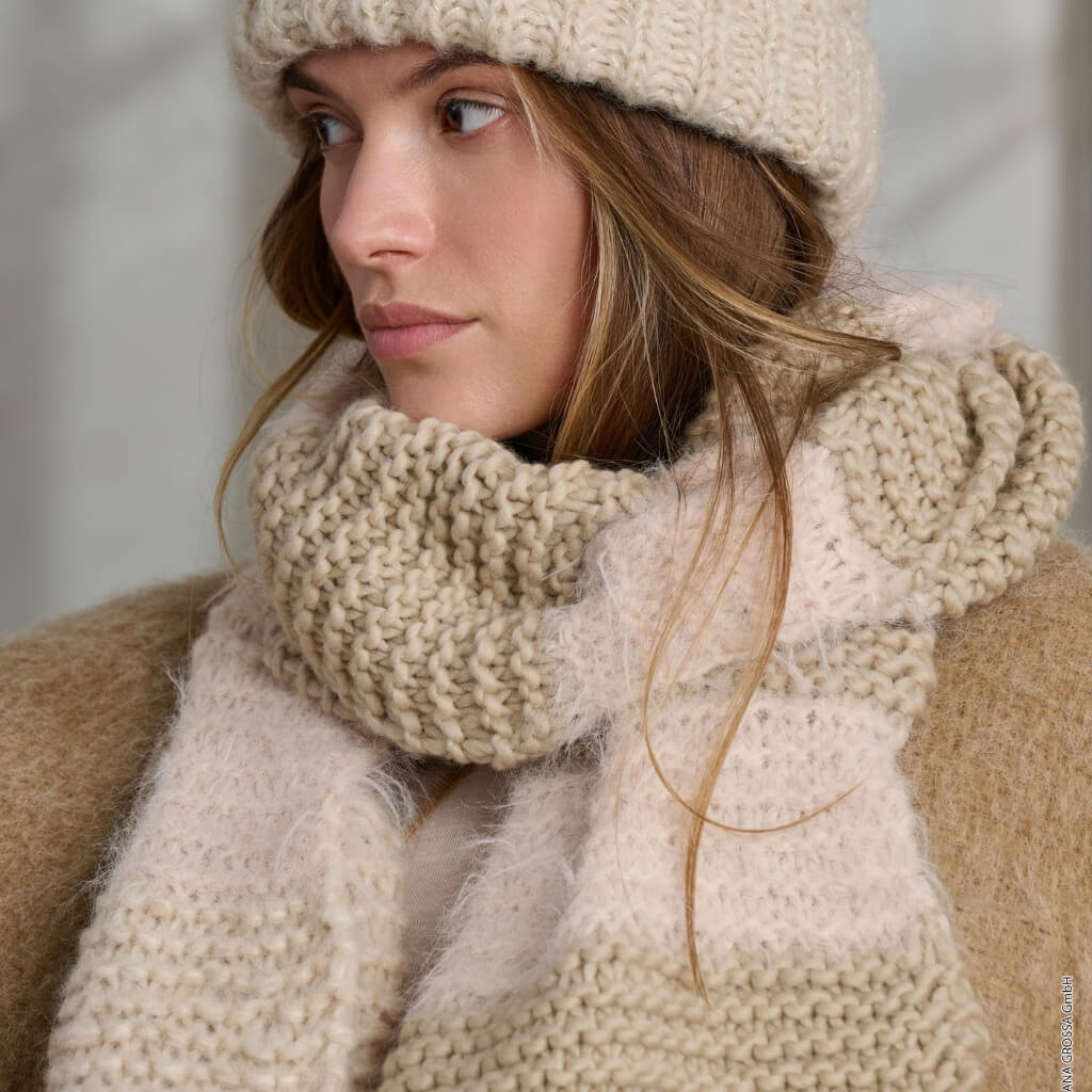 Schal mit Materialmix Strickanleitung - Lana Grossa (Heft) - Image 3