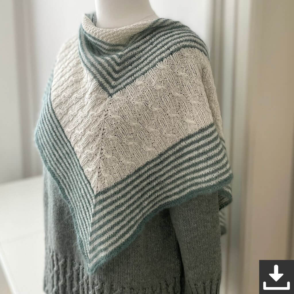 Schal Saba Shawl Strickanleitung - Christina Körber-Reith (PDF)