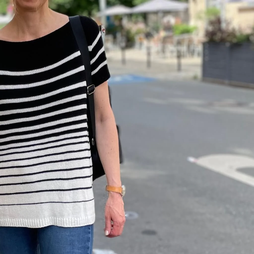 Shirt Black and White Tee Strickanleitung - Christina Körber-Reith (PDF) - Image 6