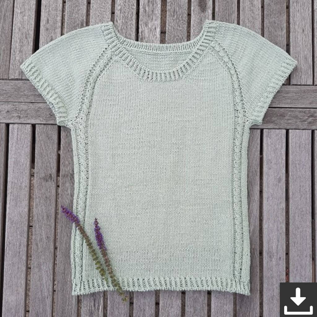 Shirt Curly Tee Strickanleitung - Nadelmelodie (PDF)