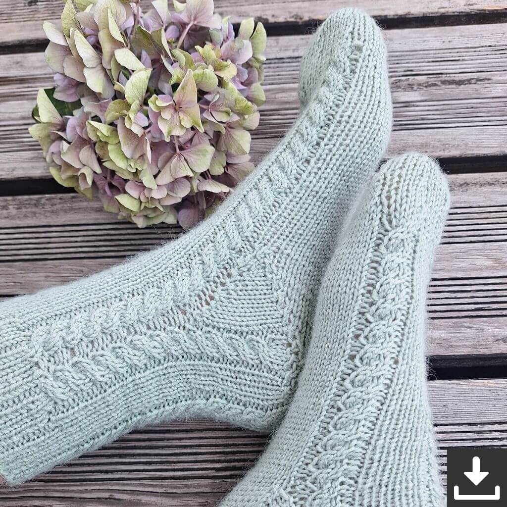 Socken Autumn Soxx Strickanleitung - Madame Nadelspiel (PDF)
