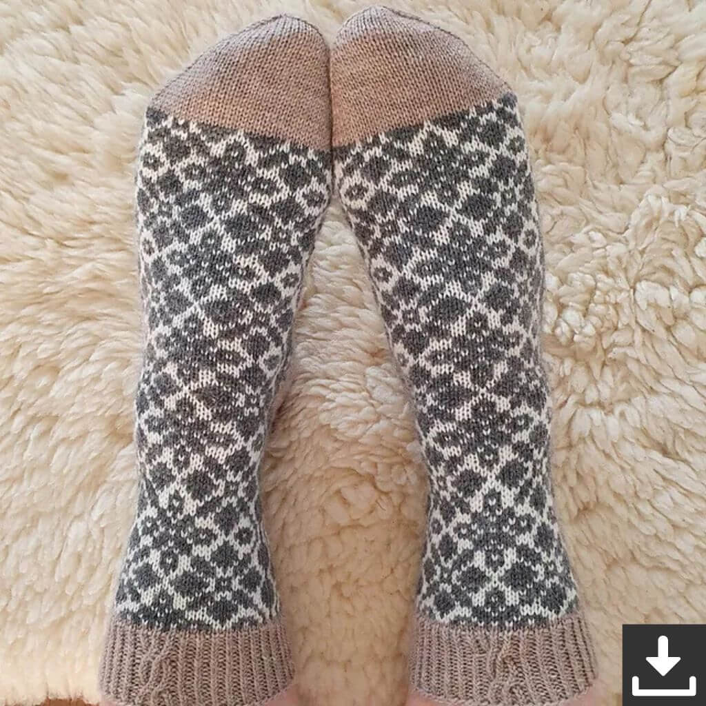Socken Stille Zeit 2 Strickanleitung - Ducathi (PDF)