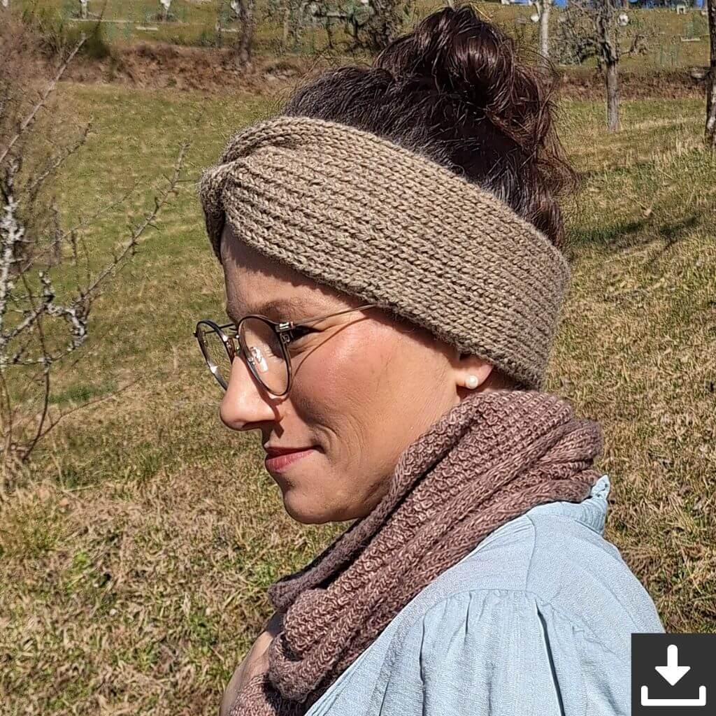 Stirnband Hedi Headband Strickanleitung - Madame Nadelspiel (PDF)