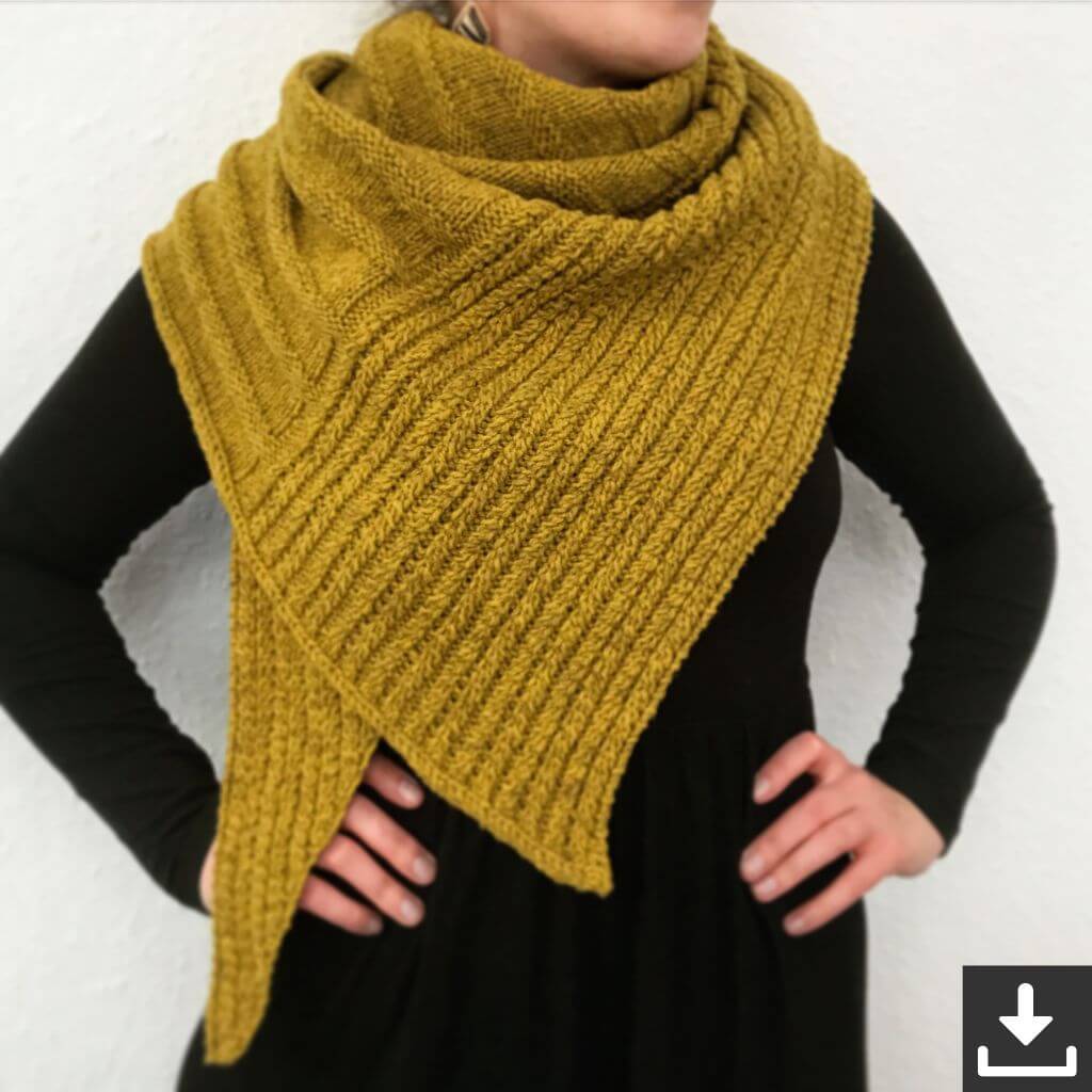 Tuch Friday Nights Strickanleitung - Rina Lehmann (PDF)