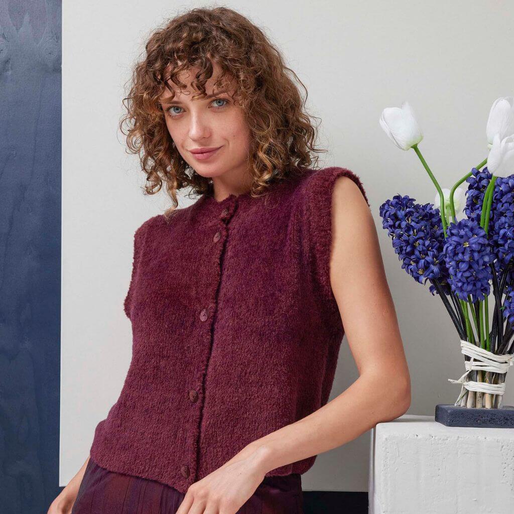 Weste Duffy Strickanleitung - Lang Yarns (Heft)