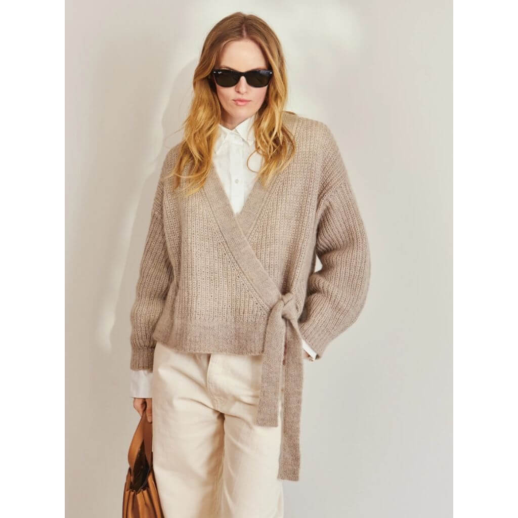 Wickeljacke Lumen Cardigan Strickanleitung - Sandnes Garn (Heft)