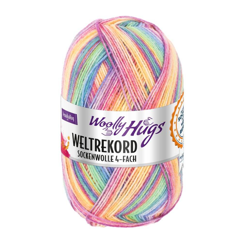 Woolly Hugs Weltrekord Sockenwolle 100g