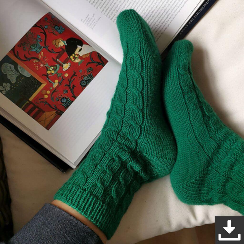 Zola Socken Strickanleitung - Paulastrickt (PDF)