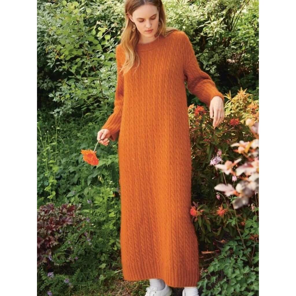 Zopfmuster Kleid Bonnie Strickanleitung - Sandnes Garn (Heft) - Image 4